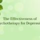 Effectiveness of psychotherapy