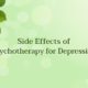 Side Effects of Psychotherapy for Depression