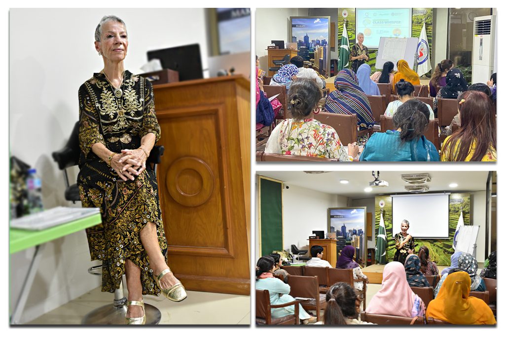 Angelique de Graff and Dr.Imran Yousuf visited one of the departments of (DEPD)