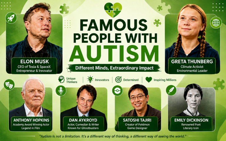 famous people with autism