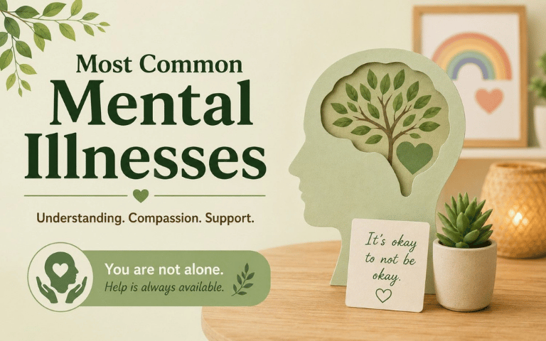 most comman mental illness
