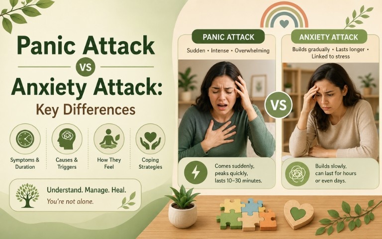 panic attack vs anxiety attack